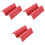 3X Personalized Folding Foam Waterproof  Pad Chair Cushion Red+Black 1
