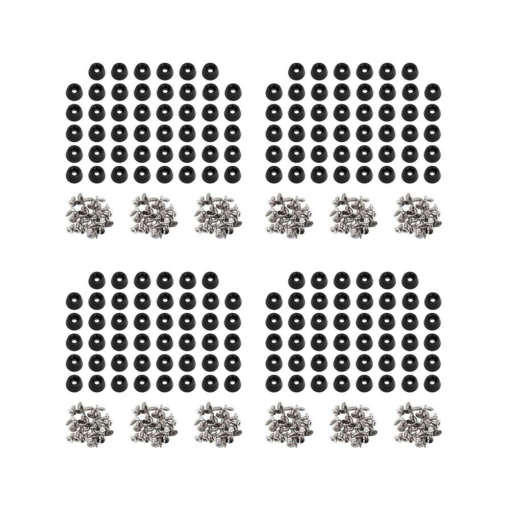 480 Pcs Soft Cutting Board Rubber Feet With Stainless Steel Screws 0.28 X 0.59 For Furniture, Electronics And Appliances 6031679542595