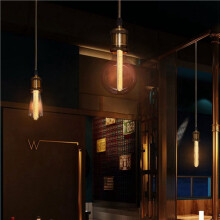 Dimmable Long Tubular Light Bulb E27 40W Retro Light Bulb 220V Industrial Home Bar Chandelier 6 Pcs