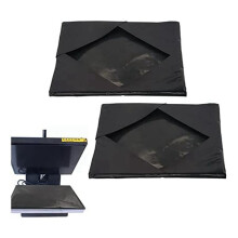 Heat Press Platen Wrap Cover, Heat Press Verwarming Plaat Beschermhoes Hoge Temperatuur Anti-Stick (4 Stuks 15Inch X15Inch)