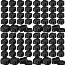 Möbelhöjare Justerbara Sänghöjare 1.38Tum Stapelbara Heavy Duty Sänglyftar Risers Fyrkantiga Sänghöjningsblock 64 St
