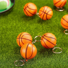 100-Pack Basketbollsnyckelringar för Festfavoriter, Basketstressboll, Skolkarnevalsbelöning, Idrottens Mittpunkt