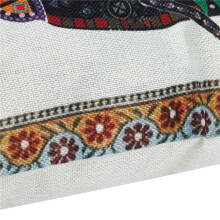 3X Indian Knitted Elephant Cotton Linen Throw Pillow Case Cushion Cover Decor