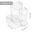 Clear Acrylic Makeup Case Removable Compartments Travel Cosmetic 6