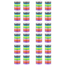 108 Unidades Pulseiras de Silicone Jesus Te Ama Pulseiras de Borracha Coloridas Pulseiras Cristãs de Silicone para Jovens Adultos