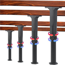 16 Pcs Adjustable Bed Support Legs 5.9 to 11 Inches Bed Frame Support Legs for Bed Slats Bed Legs Replacement Bed Frame
