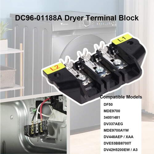 DC96-01188A Dryer Machine Terminal Block Connector Wiring 1