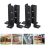 Fencing Post Base Brackets 4Pcs Heavy Duty Iron Brackets For Garden Deck Post Applications 12.7X7.6Cm Rust Resistance 4