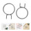 10Stk Türfeder Set Für Einsteckschloss DIY Federclip 6