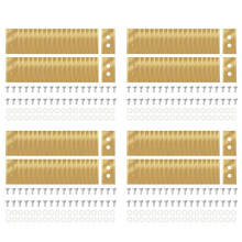 144Pcs Replacement Blades Compatible for Luba & Yuka All Series, Titanium Replacement Robotic Lawnmower Blades