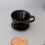 Coffee Filter Cup, Single Cup Black Ceramic Coffee Dripper, Reusable Filter Drip Holder L 2