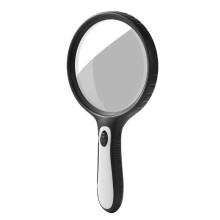 Magnifying Glass with Light,10x 20x Handheld Magnifying Glass with 4 LED High Brightness Lights, for the Elderly to Read