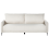 Beliani Sofa Bed 3 Seater HEMING Boucle Off-White 4