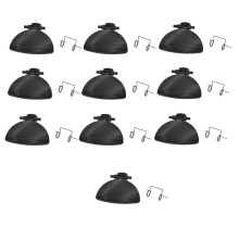 10X för C4 Handskfack Lock Handtag FjäDerbyte Reparationssats X8R0074
