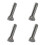 4pcs  Bottle Opener Wrench Rustproof Multi Tool Wrench Adjustable Pry Bar Portable Keychain Can Screwdriver Tip 1