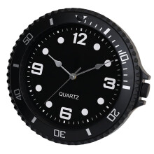 Wall Clock Modern Design Silent Quartz Needle Luxury Wall Clock Silent Sweep Second Home Wall Clock Black
