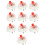 100Pcs Plastic for  Red 3 Pin MX RGB Mechanical  Keyboard Replacement 1