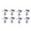 40Pack Solar Panel Mounting Brackets, Solar Panel End Clamps, Centre Clamps, for PV Solar Panel Solar Module 30mm 2