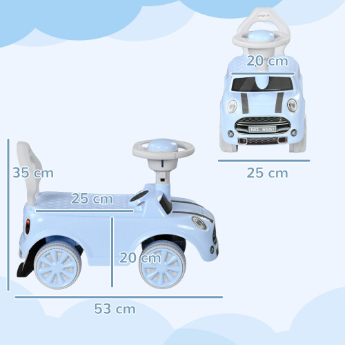 Coche Correpasillo Azul 53 x 25 x 35 cm 2