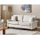 Beliani Sofa 3 Seater GINNERUP Fabric Light Beige 2
