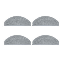 Wischmopp-Tücher für  Saros 20 Sonic/S10 MaxV Ultra/G30S PRO Saugroboter-Zubehör: Mikrofaser-Wischmopp-Pads, 4 Stück