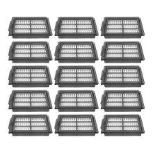 15PCS Filter for Conga 15090 16090 20090, 405 505 Combo,Everybot Q9, Inic IX30 Al Ultra Vacuum Parts