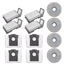 12 Pezzi per X60 Max Ultra Complete / X60 Ultra / X60 Master Robot Aspirapolvere Accessori Filtro HEPA Panno per La Pulizia Sacchetto per La