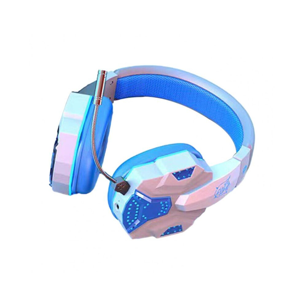 Wireless Headset Gaming Headset Surround Sound Rgb Gaming Headphone With Mic For Ps4 Pc Gamer White 6031362779222