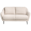 Beliani Sofa 2 Seater EIBY Boucle Beige 4