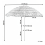 Beliani Market Parasol 175 cm CIVETTA Natural 3