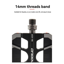 BENGGUO LED Bicycle Pedal Adjustable Light Hollow Anti-Slip MTB Pedal 2 Bearing Bike Pedal Bicycle Accessories
