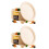 200 Pack 7in Compostable Disposable Round Bagasse Paper Plates,Biodegradable Sugarcane Fibre 1