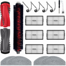 Zubehör für Den für Saros 20 Schallstaubsauger: Hauptbürsten, Seitenbürsten, Filter, Wischpads, Staubbeutel