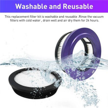 HEPA Filter for Anyson Stars 5 45000Pa/550W/70Min Vacuum Cleaner Replacement Parts Washable Reusable Filter