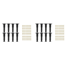 16 Pcs Adjustable Bed Support Legs 5.9 to 11 Inches Bed Frame Support Legs for Bed Slats Bed Legs Replacement Bed Frame