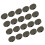 20Pcs Alloy Metal Buttons Flat Style Assorted Color Clothes Sewing 1