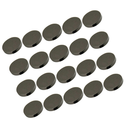 20Pcs Alloy Metal Buttons Flat Style Assorted Color Clothes Sewing