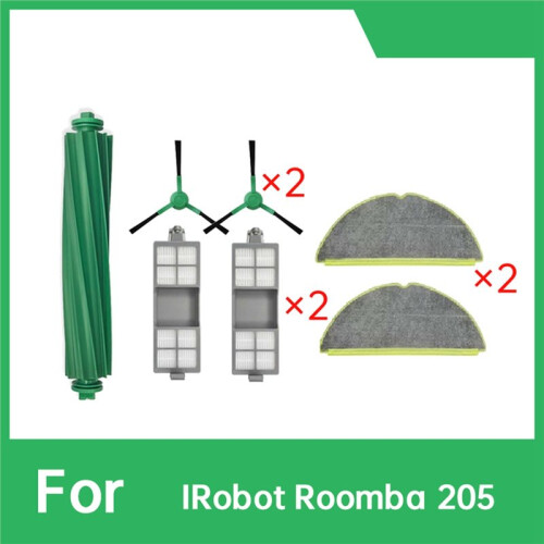7 Pcs for   205 Vacuum Main Side Brush Mop Filter 1
