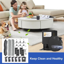 Accessories for Mova S70 Scooter Vacuum Cleaner, Main Brush, Roller Mop, Side Brush, Dust Bags, HEPA Filters