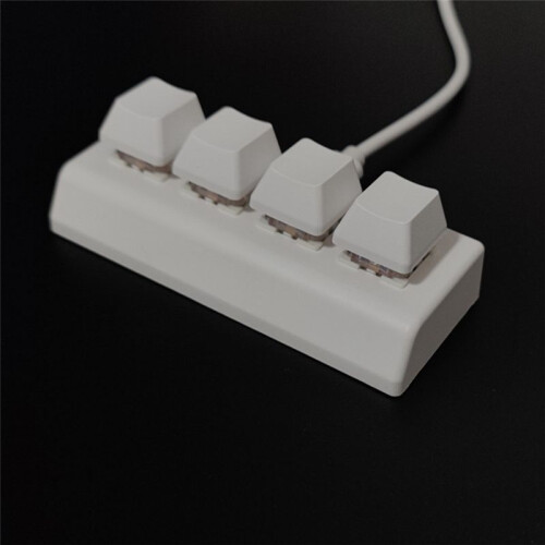 Portable  4 Keys Function Keyboard Copy and Paste DIY Shortcut Keyboard Mechanical Keyboard Gaming Keyboard 2