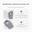 Compatible for  P20Max Spare Parts Brush Filter Mop Bag Replacement Accessories 6