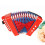 Percussion Button Accordion Musical Instrument Educational Toy Red 2