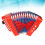 Percussion Button Accordion Musical Instrument Educational Toy Red 6