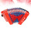 Percussion Button Accordion Musical Instrument Educational Toy Red 7