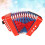Percussion Button Accordion Musical Instrument Educational Toy Red 8