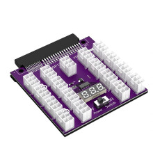 Convertitore Adattatore Scheda Breakout Alimentatore ATX 17 X 6 Pin 12V per Mining Ethereum BTC