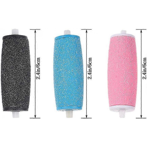 [10 Pack] Extra Coarse Replacement Rollers Compatible for Scholl Velvet Smooth Express Pedi Electric Grater Replacement Rollers Compatible 1