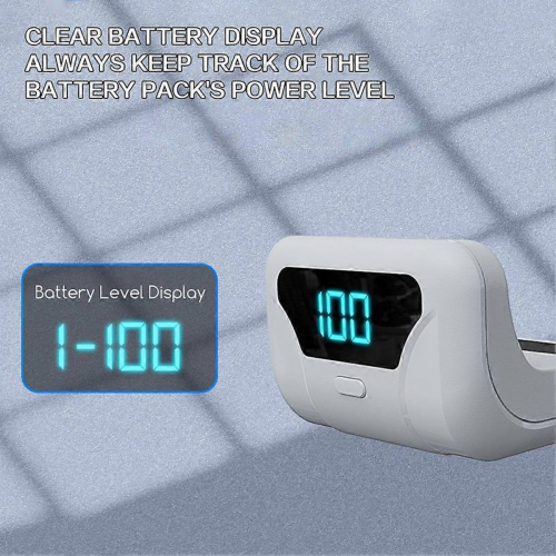 1500mAh Rechargeable Controller Battery Pack with Digital Display, Portable Back Clip Battery for PS5 Controllers, Extended Playtime? 2