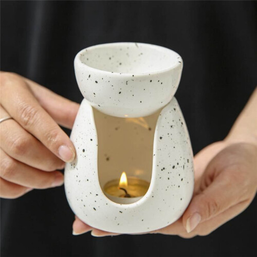 Essential Oil Burner Ceramic Candle Warmer Burner Ceramic Oil Diffuser Tea Light Holder Tea Light Aromatherapy 2