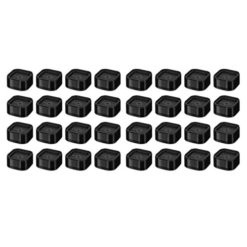 Furniture Risers Adjustable Bed Risers 1.38In Stackable Heavy Duty Bed Lifts Risers Square Bed Raising Blocks 32 Pcs 1